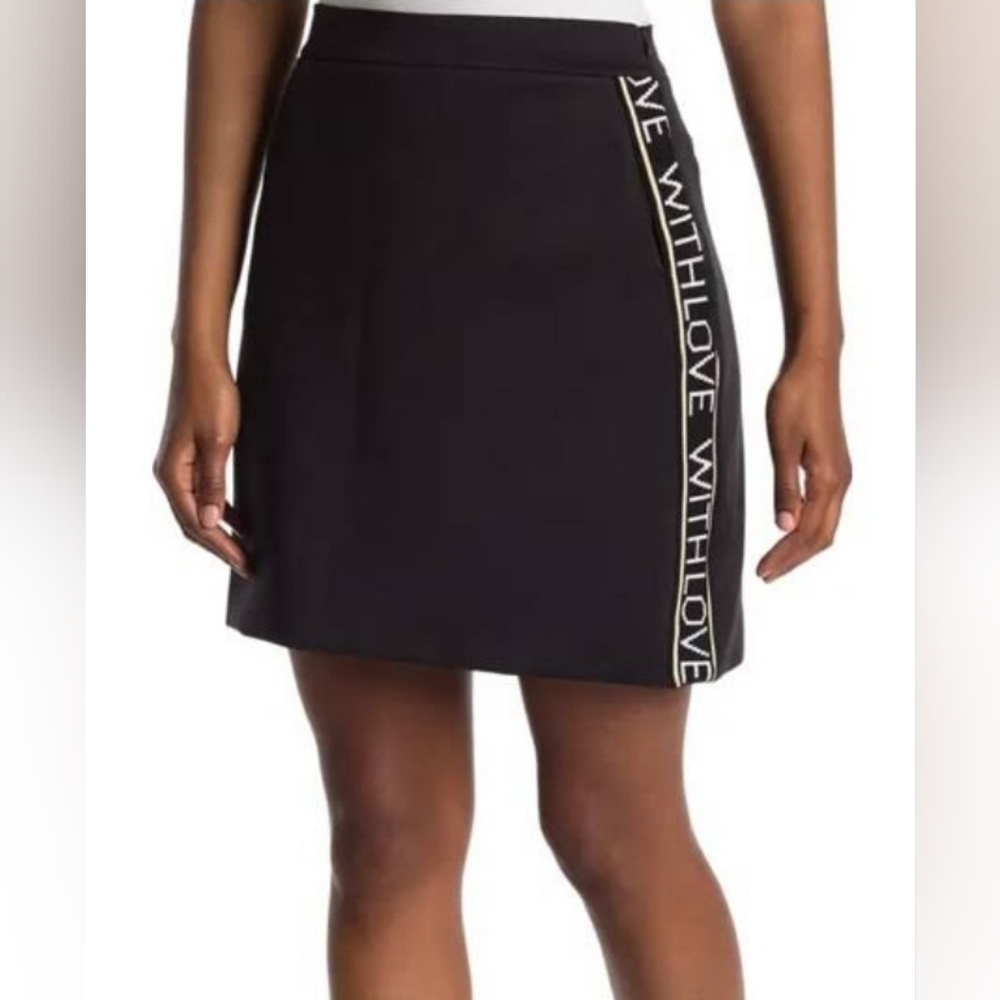 EUC Maje black skirt sz L
